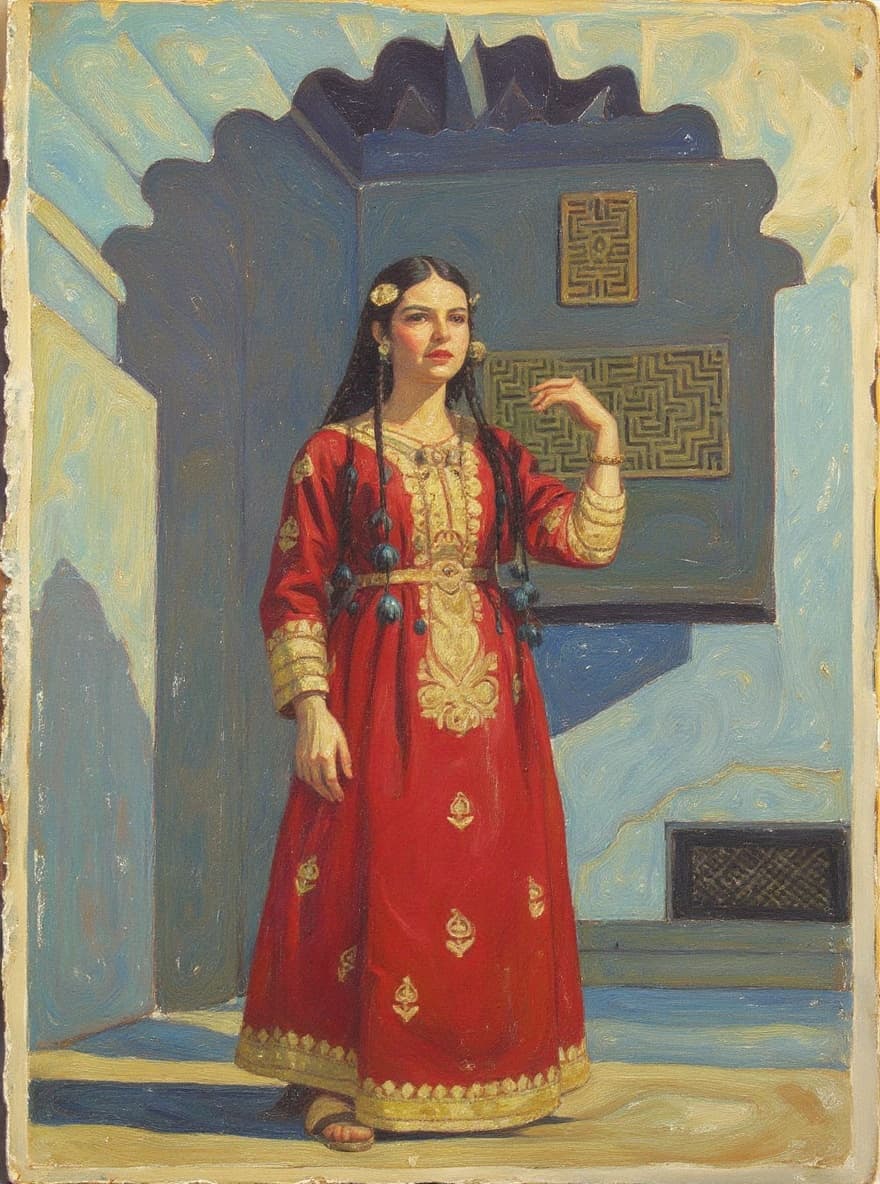 Transform image to vintage art style