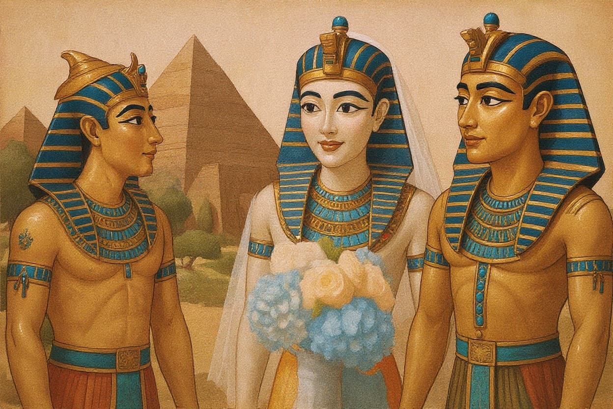 Transform image to egyptian art style