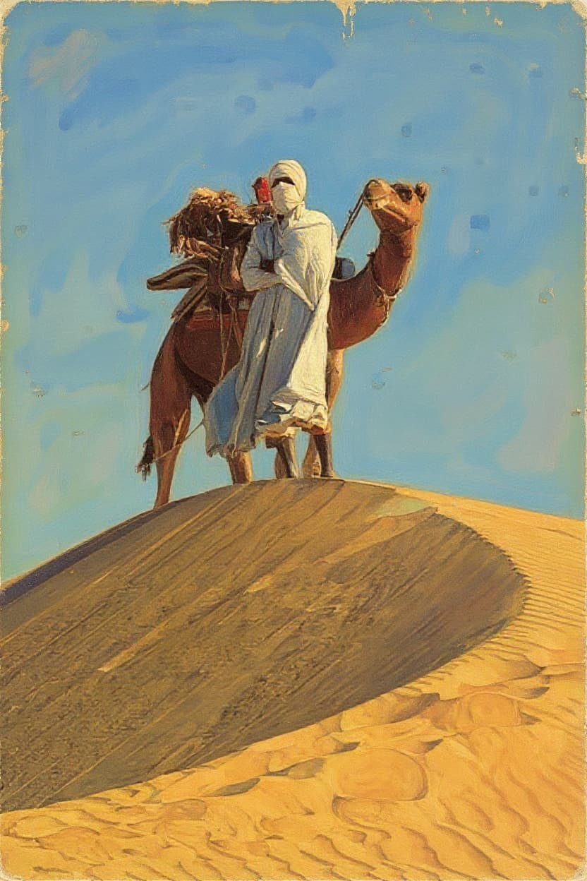 Transform image to vintage art style