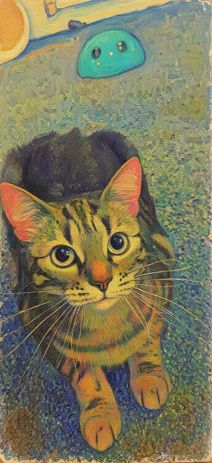 Transform image to vintage art style