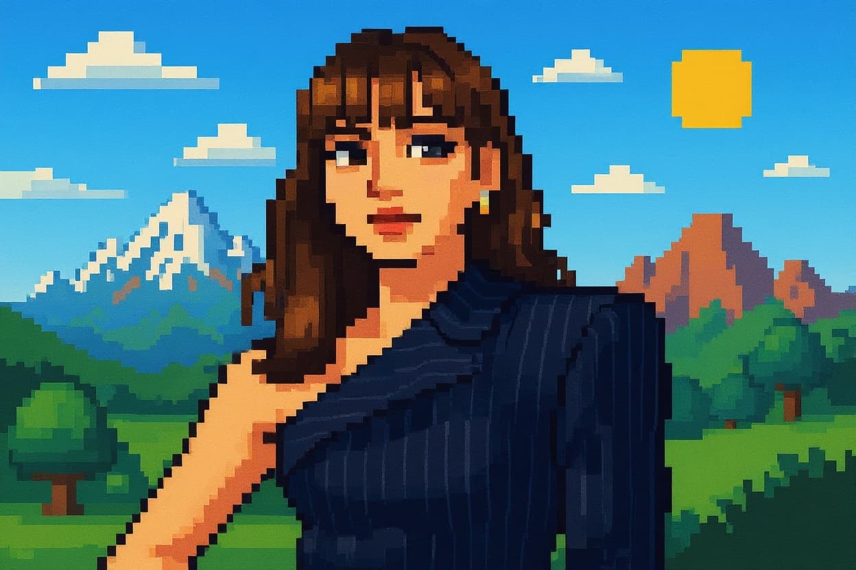 Transform image to pixel-art art style