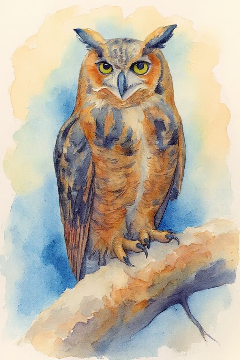 Transform image to watercolor art style