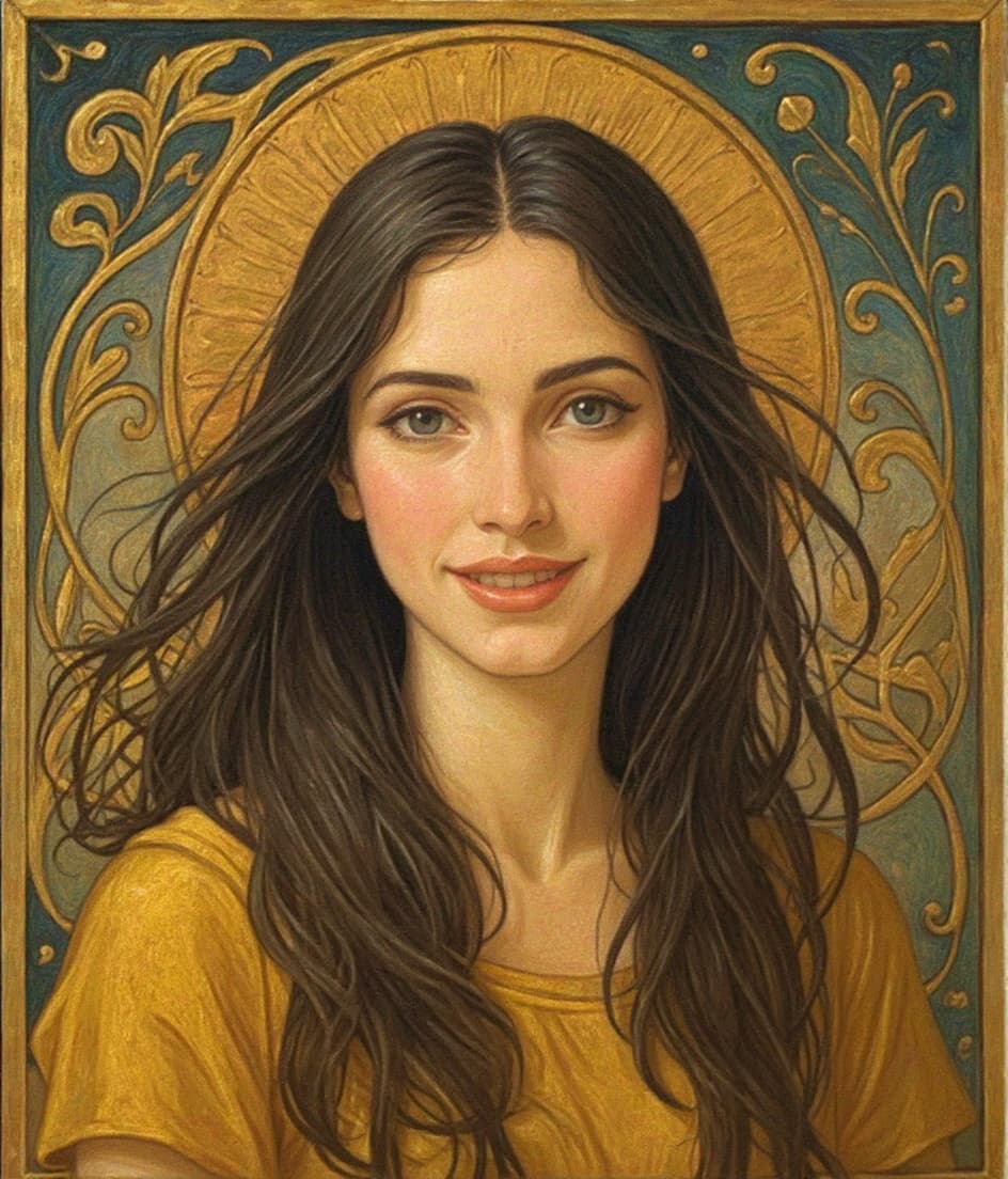 Transform image to art-nouveau art style