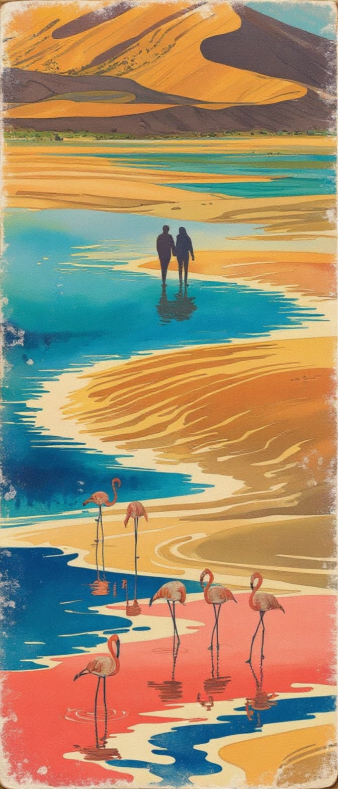 Transform image to vintage art style