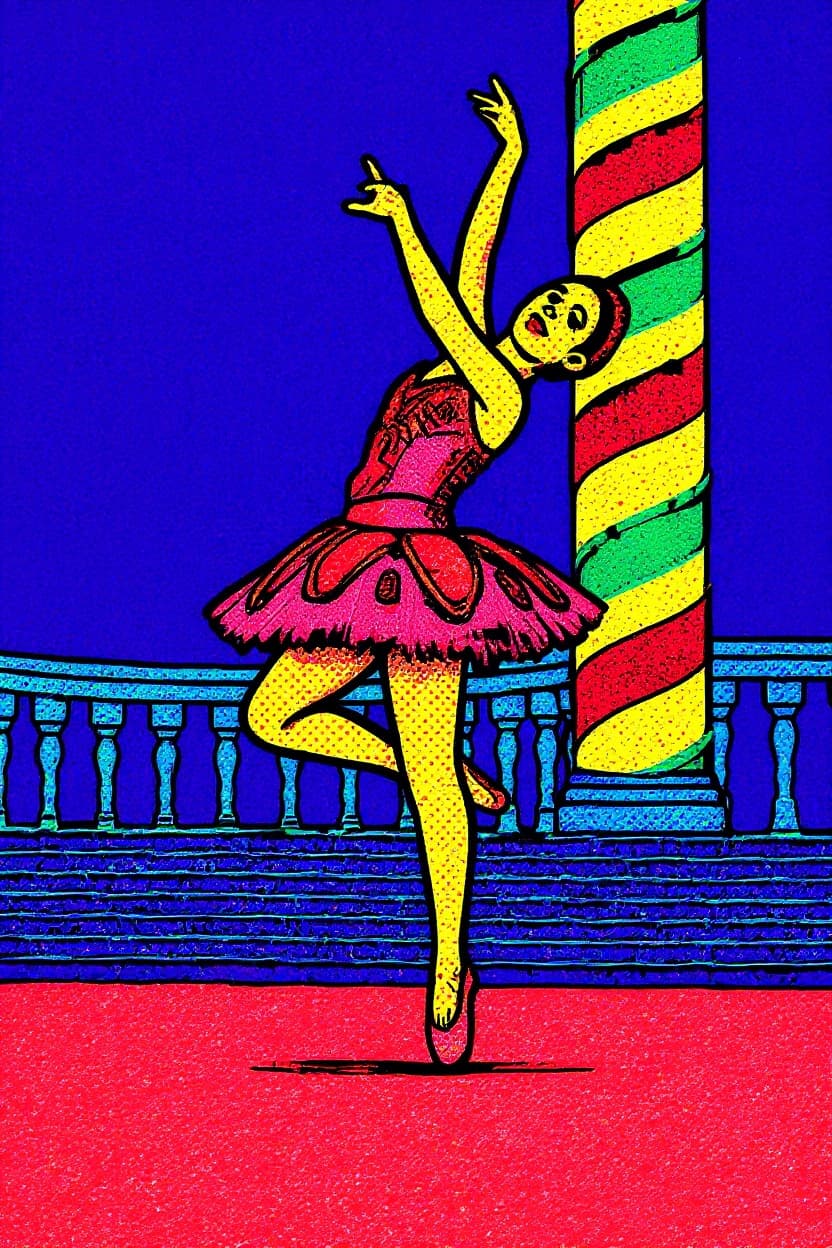 Transform image to pop-art art style