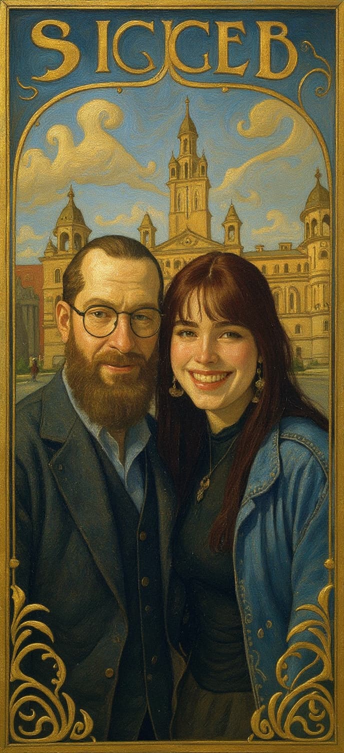 Transform image to art-nouveau art style