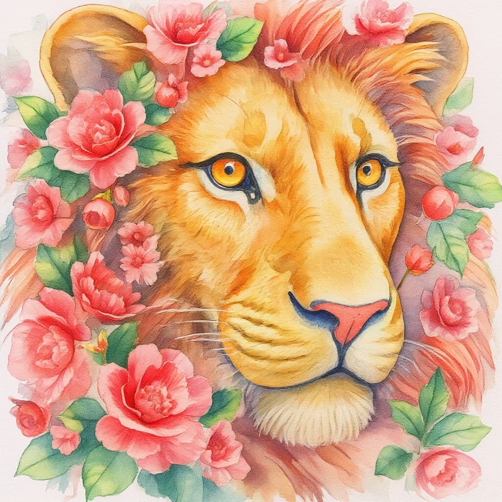 Transform image to watercolor art style