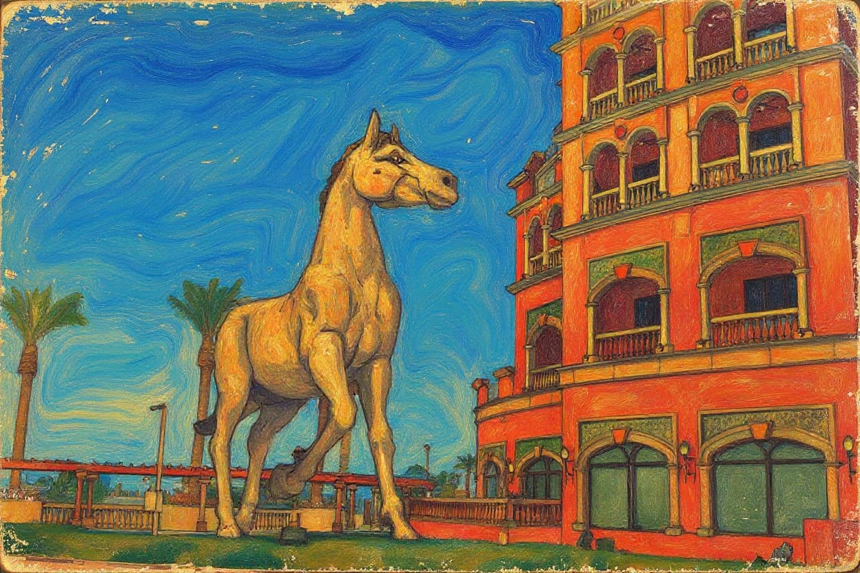 Transform image to vintage art style
