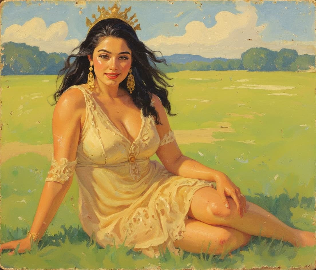 Transform image to vintage art style