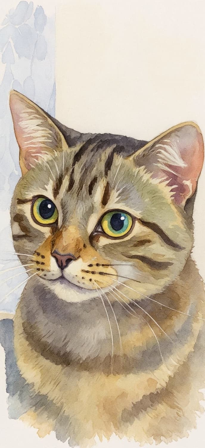 Transform image to watercolor art style
