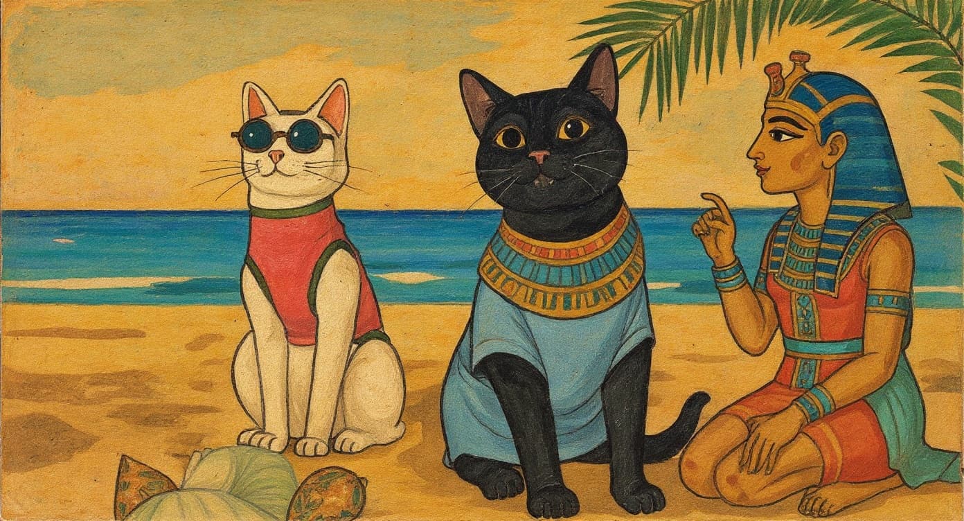 Transform image to egyptian art style