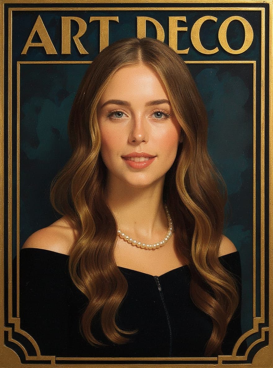 Transform image to art-deco art style