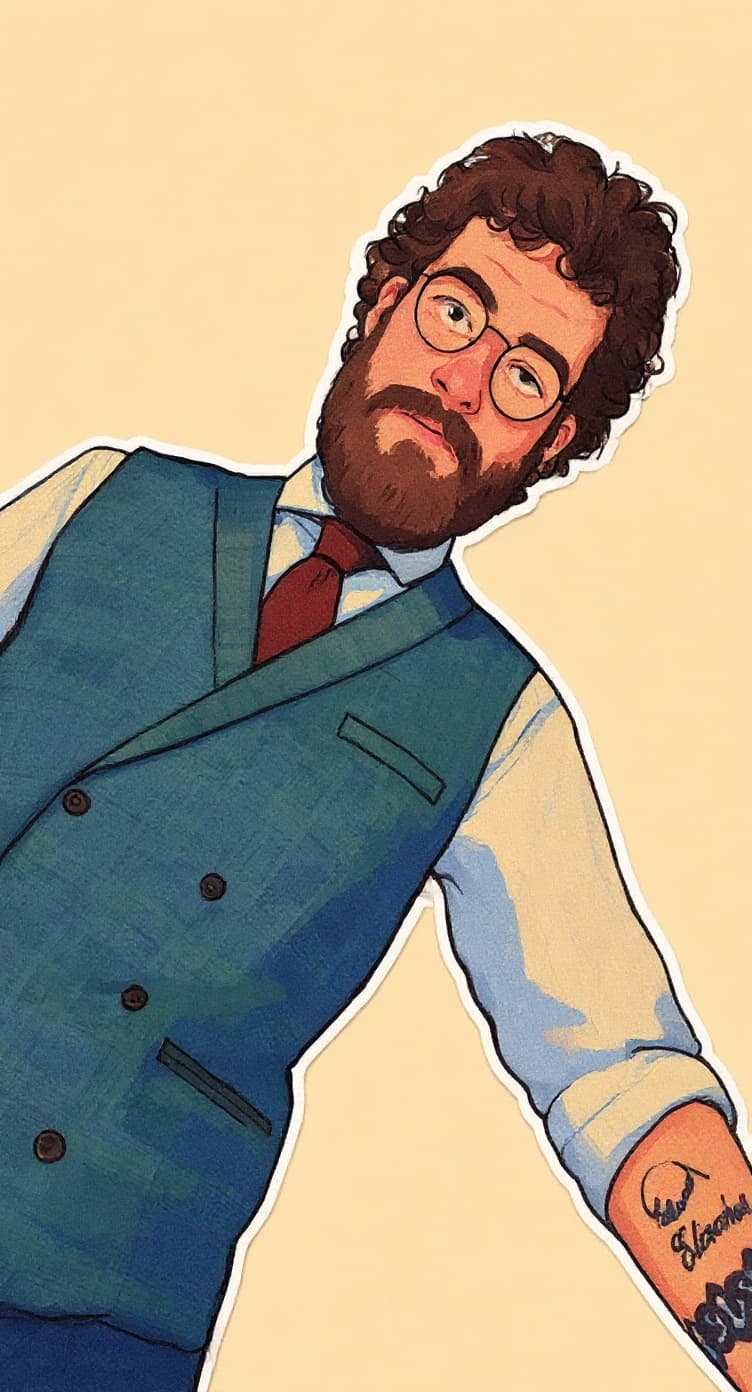 Transform image to cartoon-sticker art style