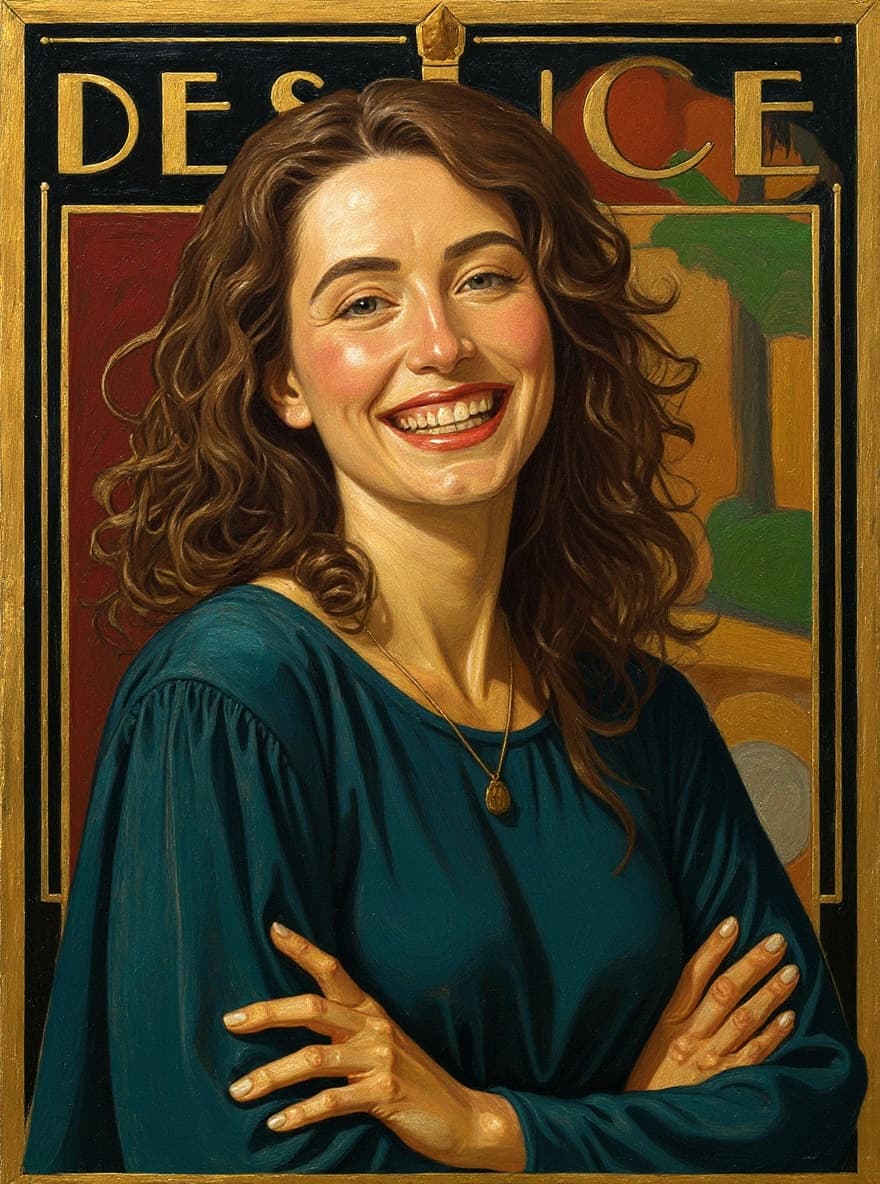 Transform image to art-deco art style