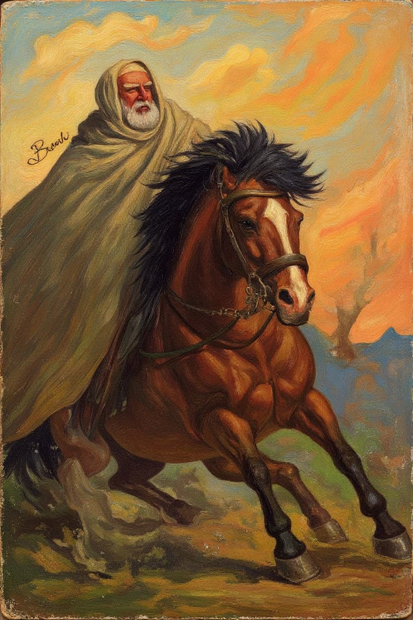 Transform image to vintage art style