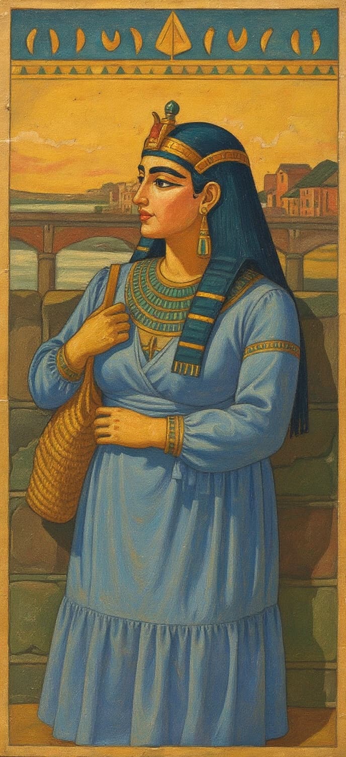 Transform image to egyptian art style