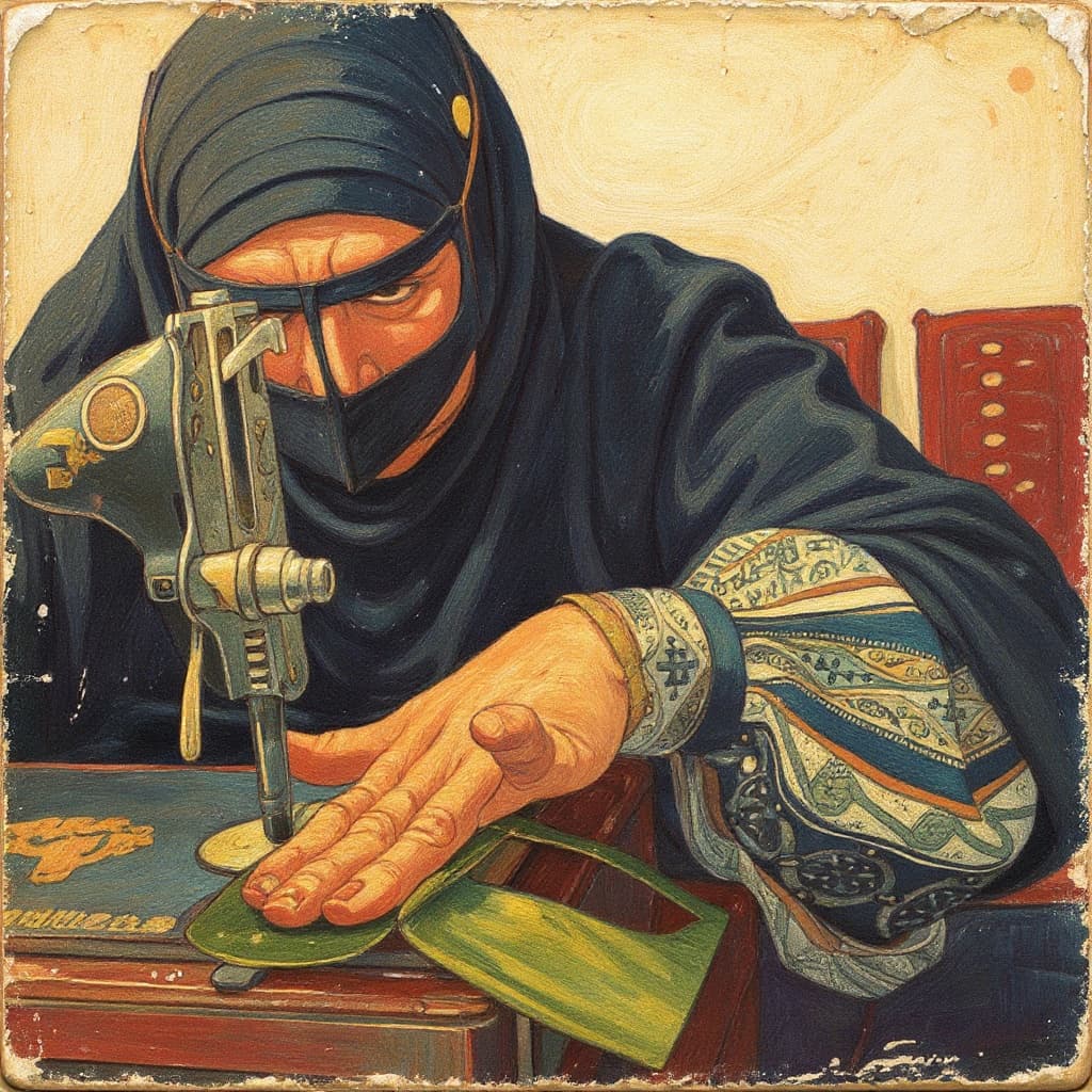 Transform image to vintage art style