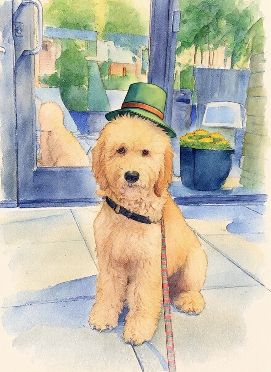 Transform image to watercolor art style