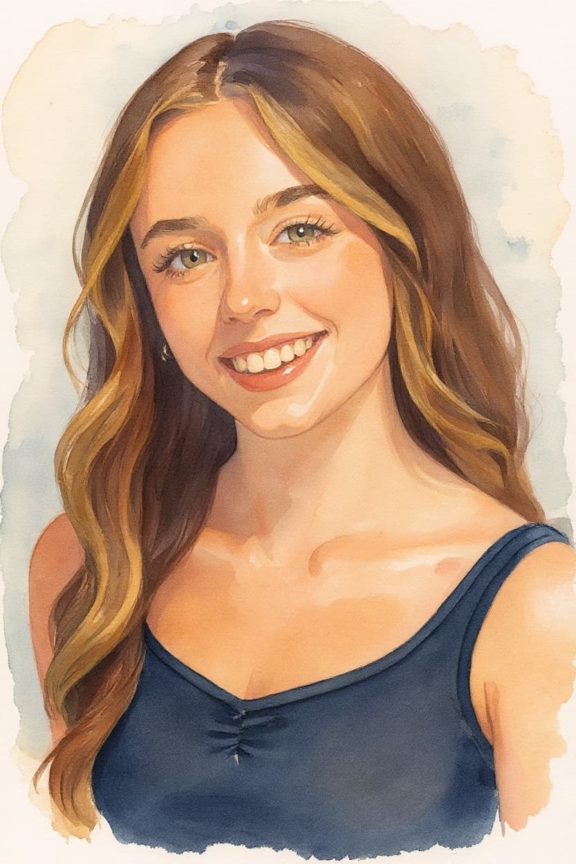 Transform image to watercolor art style