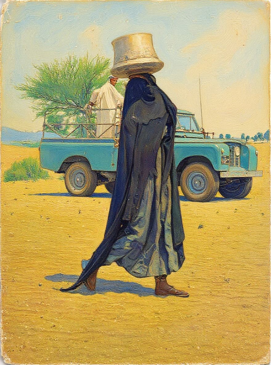 Transform image to vintage art style