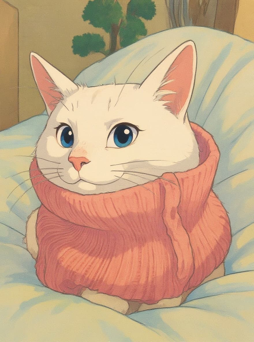 Transform image to ghibli art style
