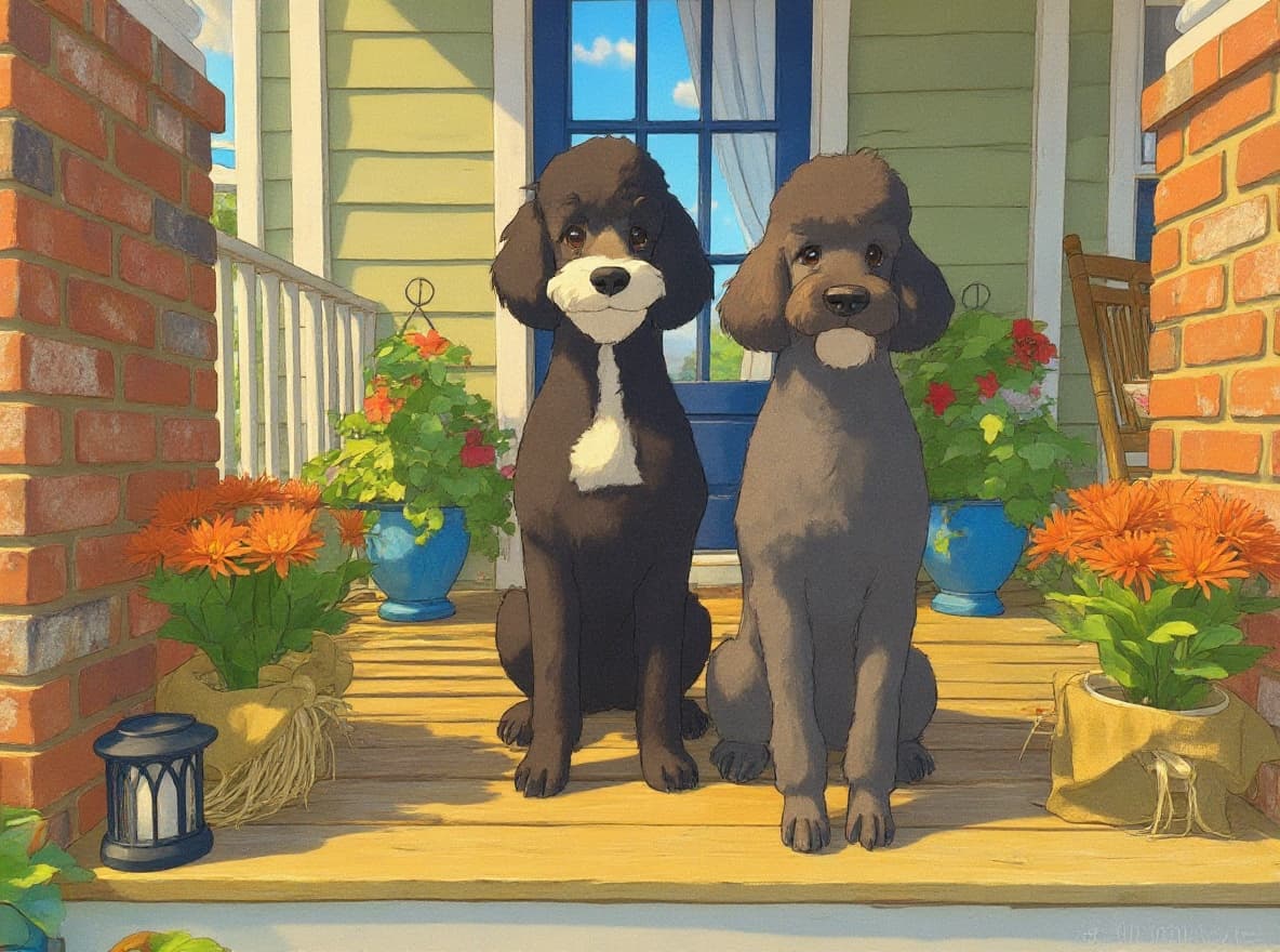 Transform image to ghibli art style
