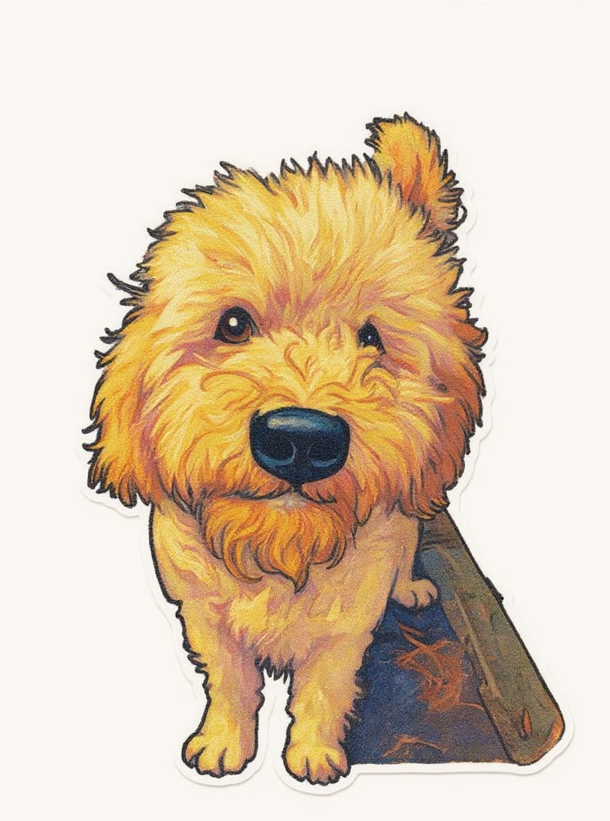Transform image to cartoon-sticker art style