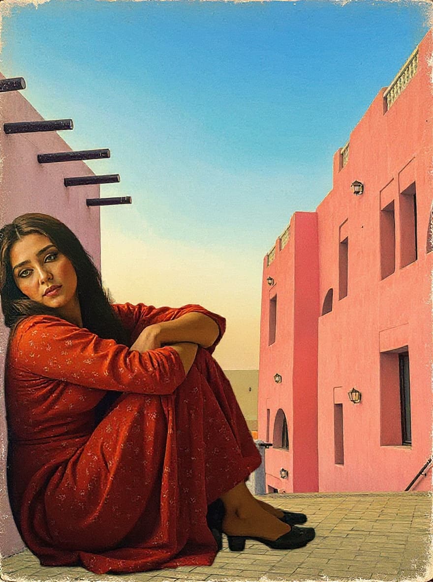 Transform image to vintage art style