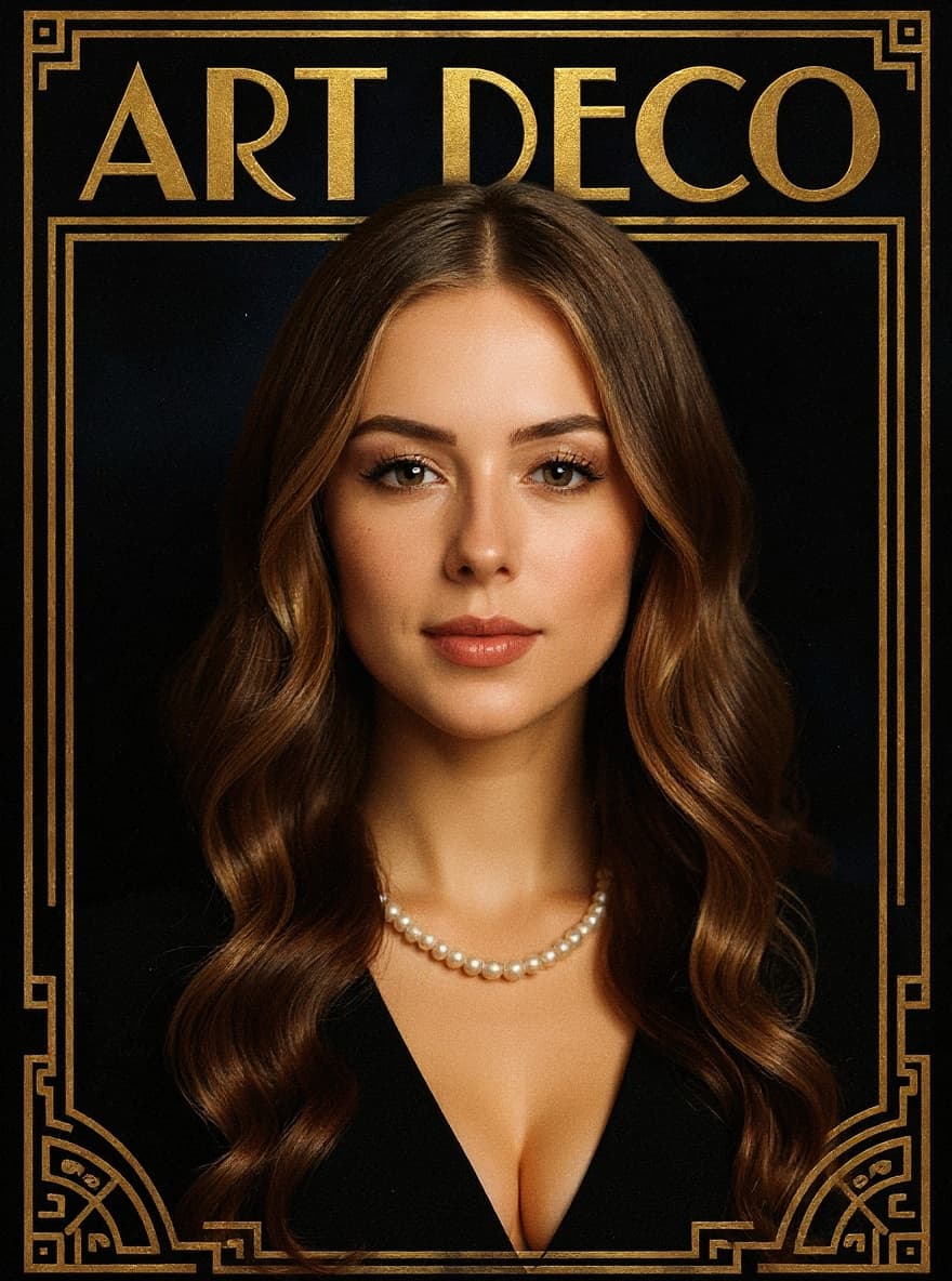Transform image to art-deco art style