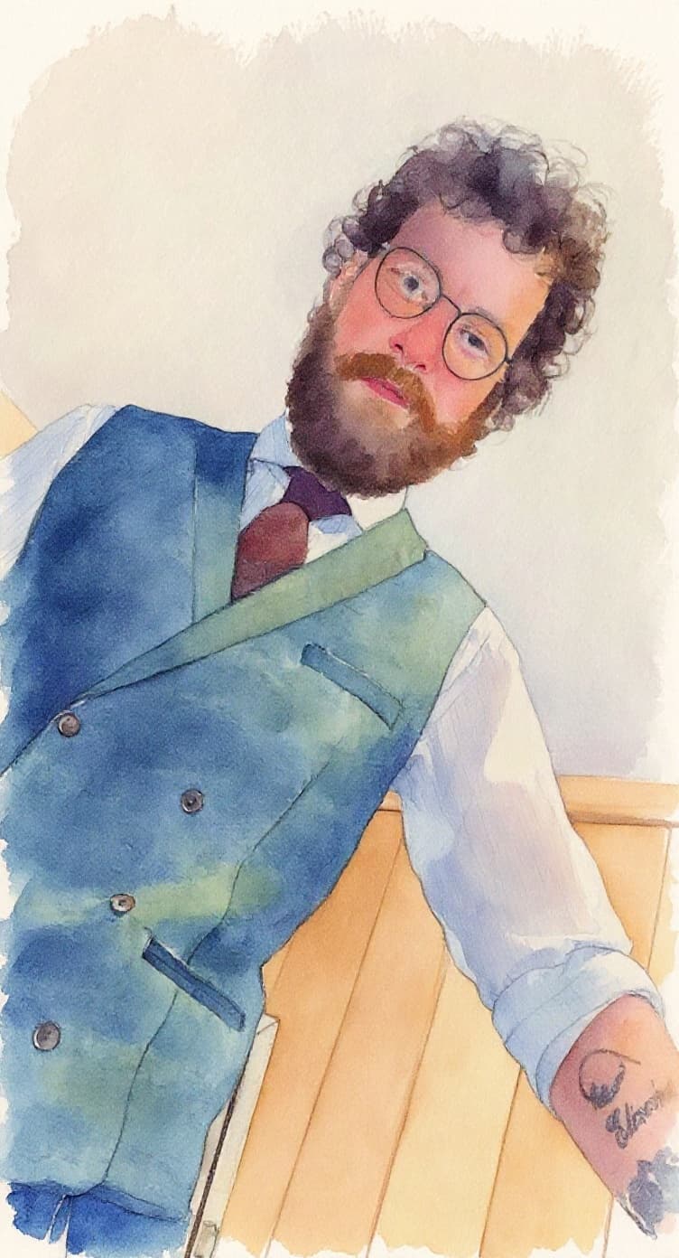 Transform image to watercolor art style
