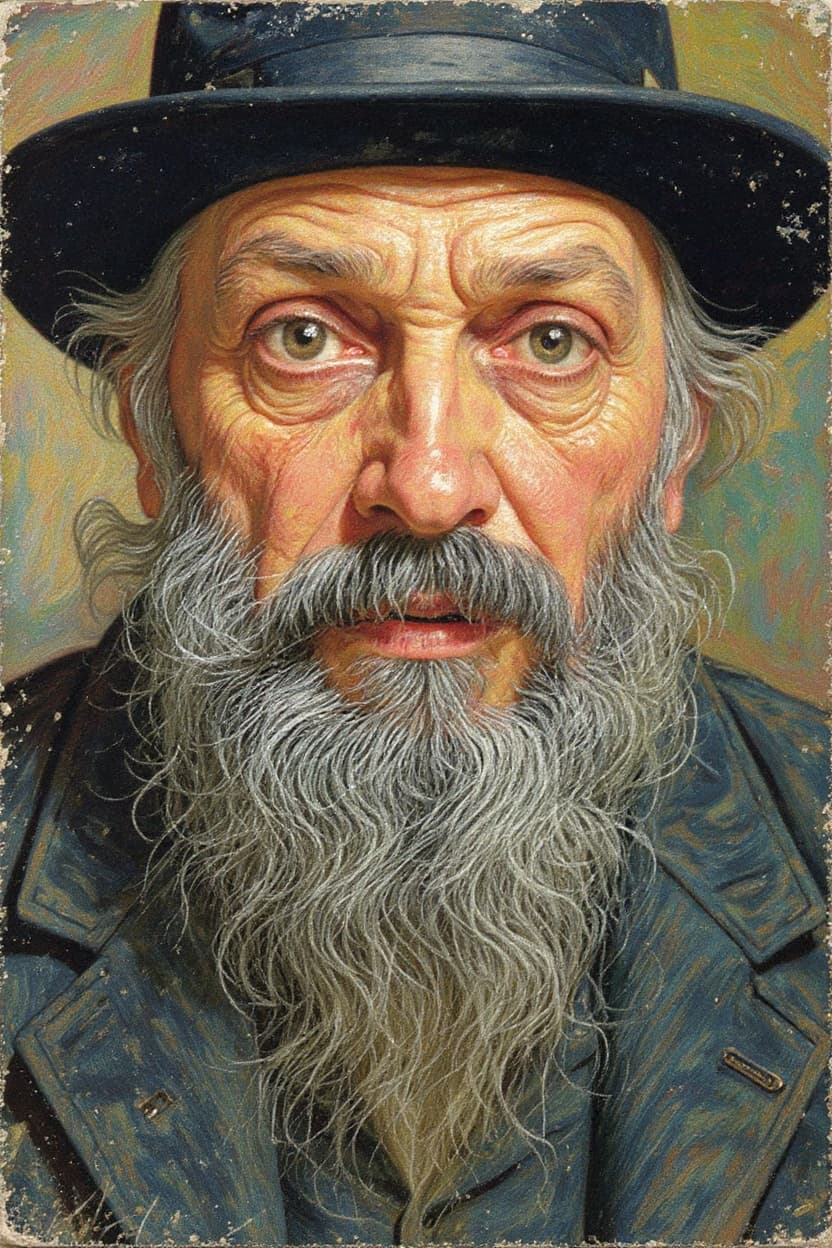 Transform image to vintage art style