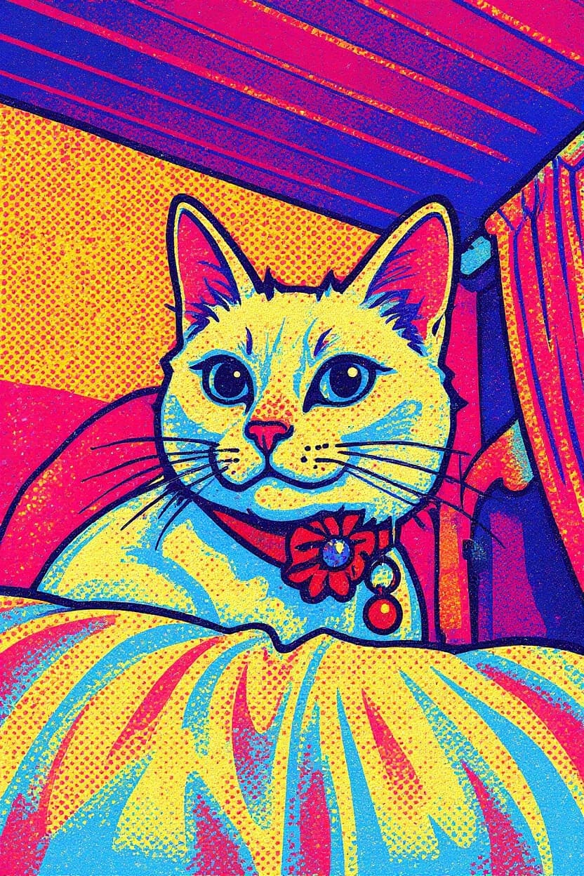 Transform image to pop-art art style