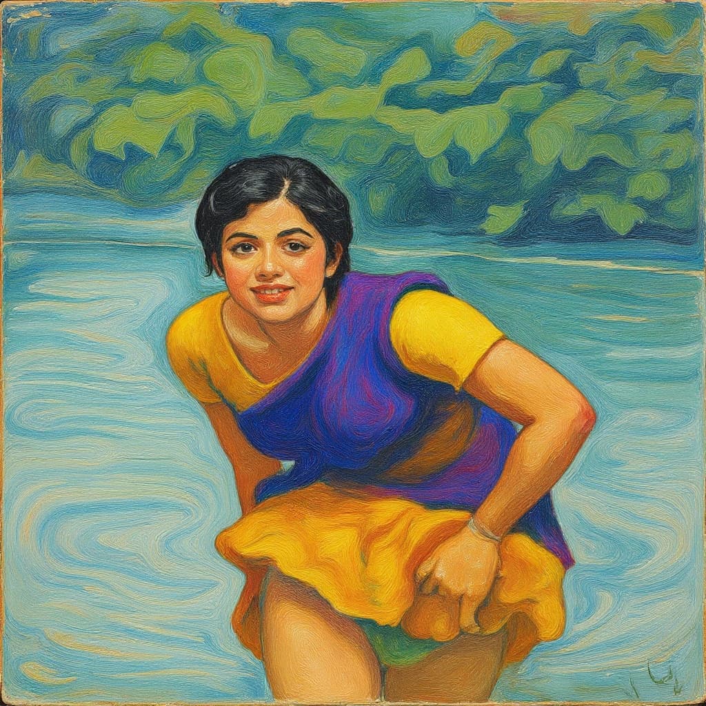 Transform image to vintage art style