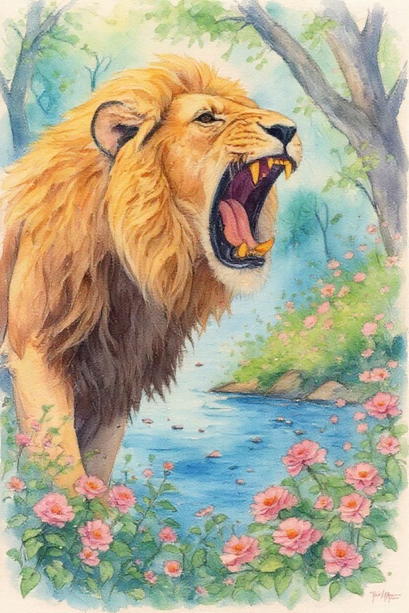 Transform image to watercolor art style