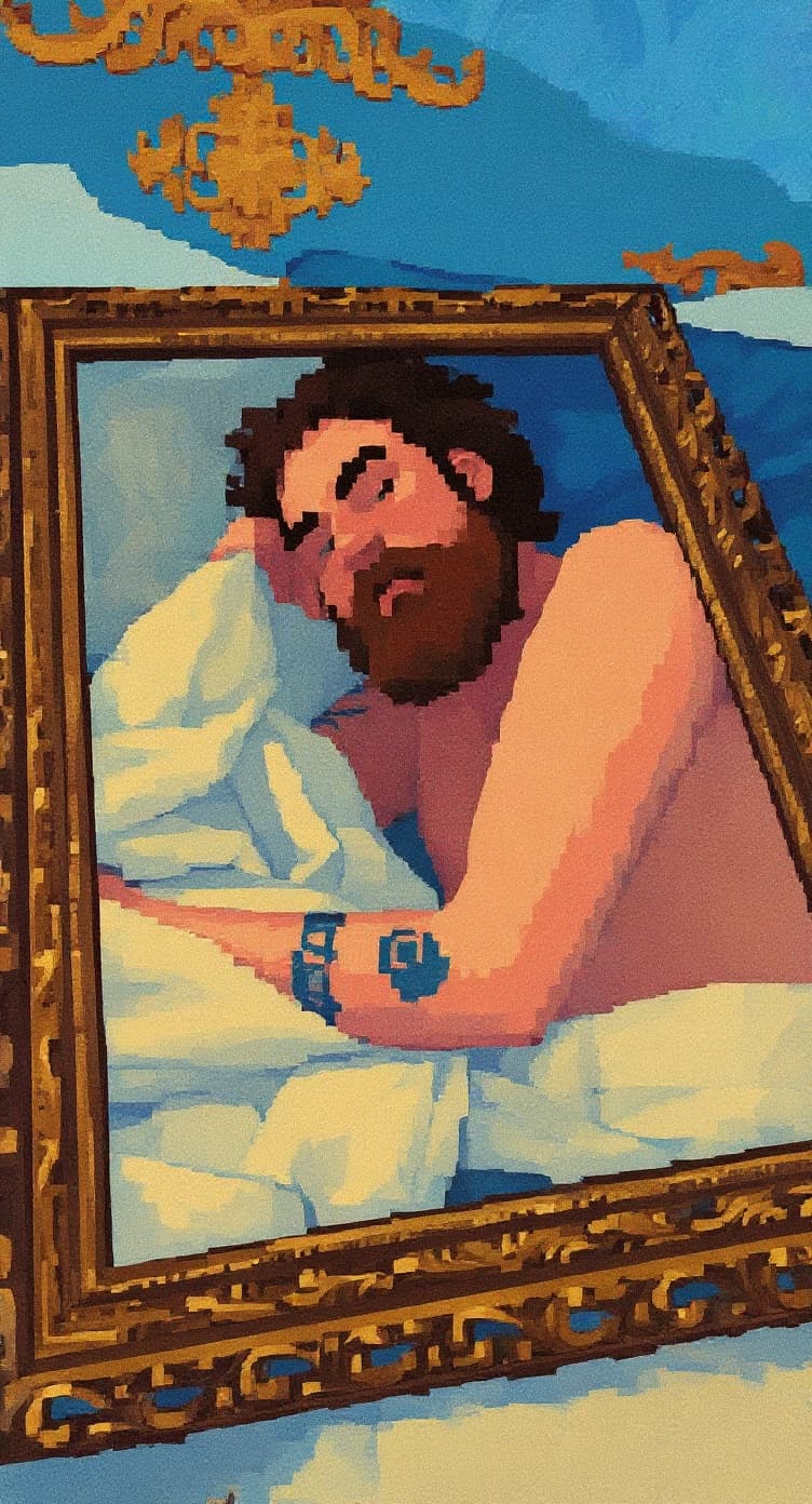 Transform image to pixel-art art style