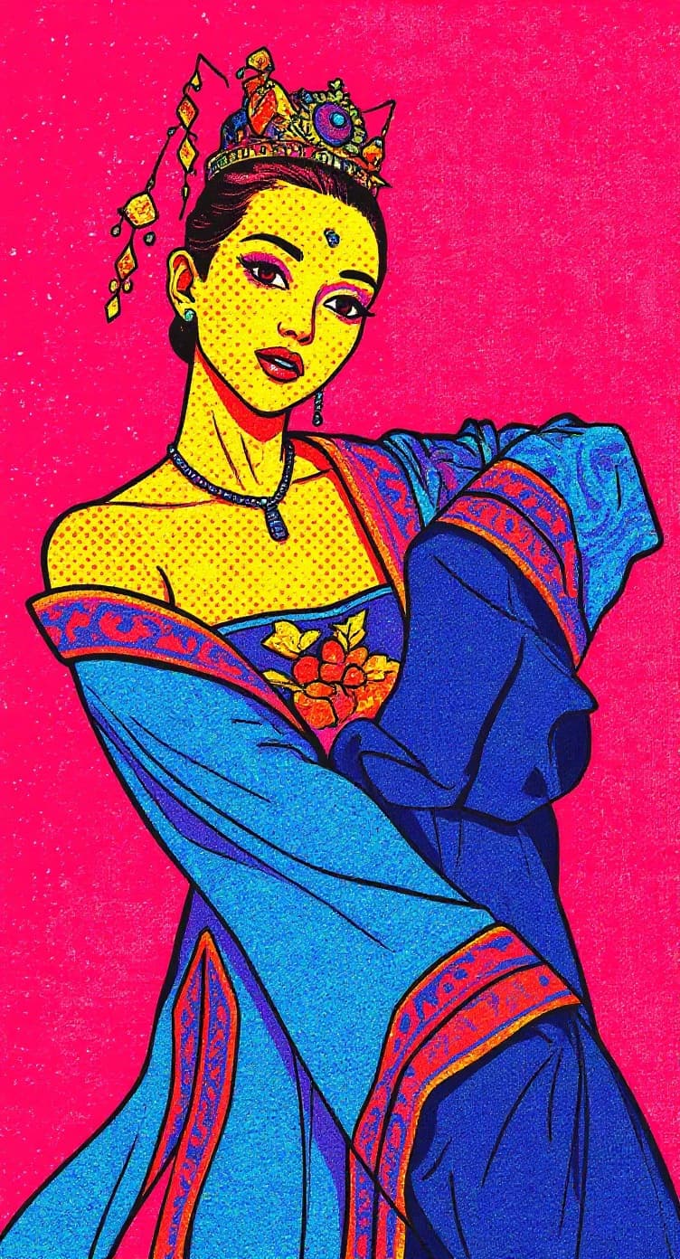 Transform image to pop-art art style