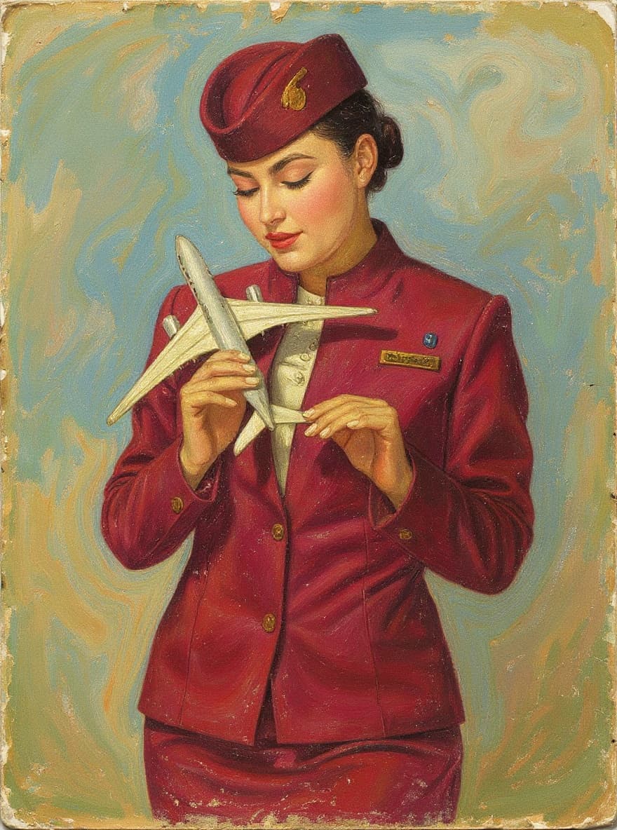 Transform image to vintage art style