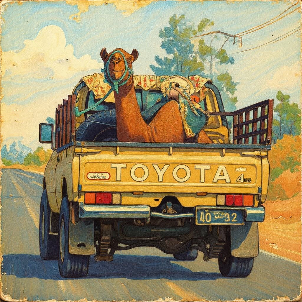 Transform image to vintage art style