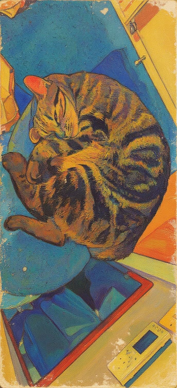 Transform image to vintage art style
