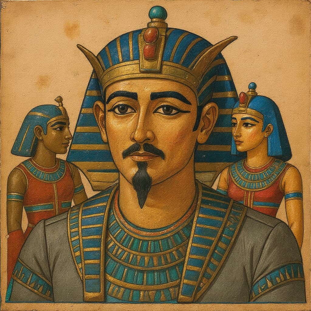 Transform image to egyptian art style