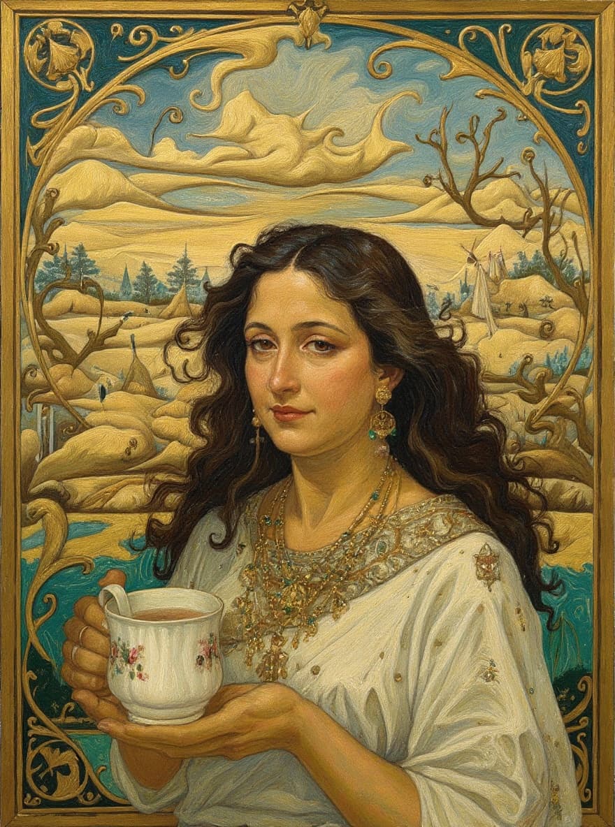 Transform image to art-nouveau art style