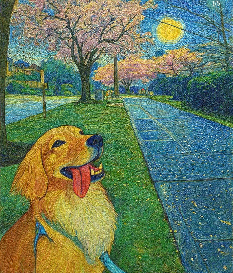 Transform image to impressionism art style