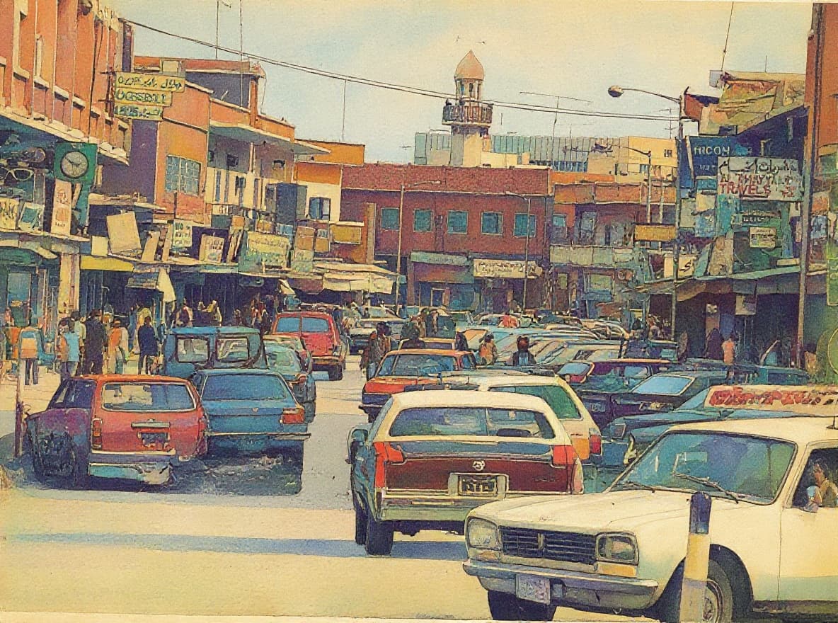 Transform image to vintage art style
