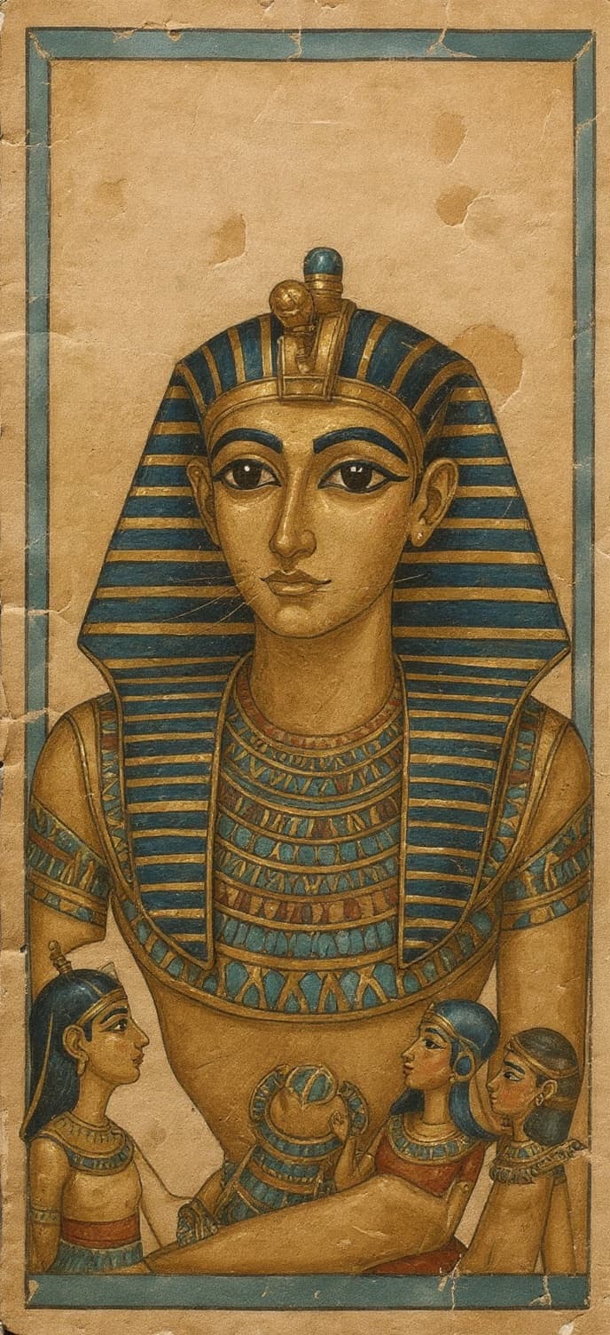 Transform image to egyptian art style