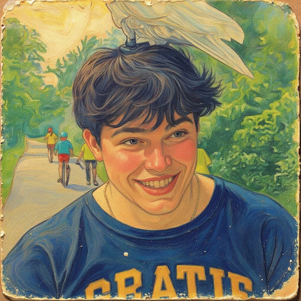 Transform image to vintage art style
