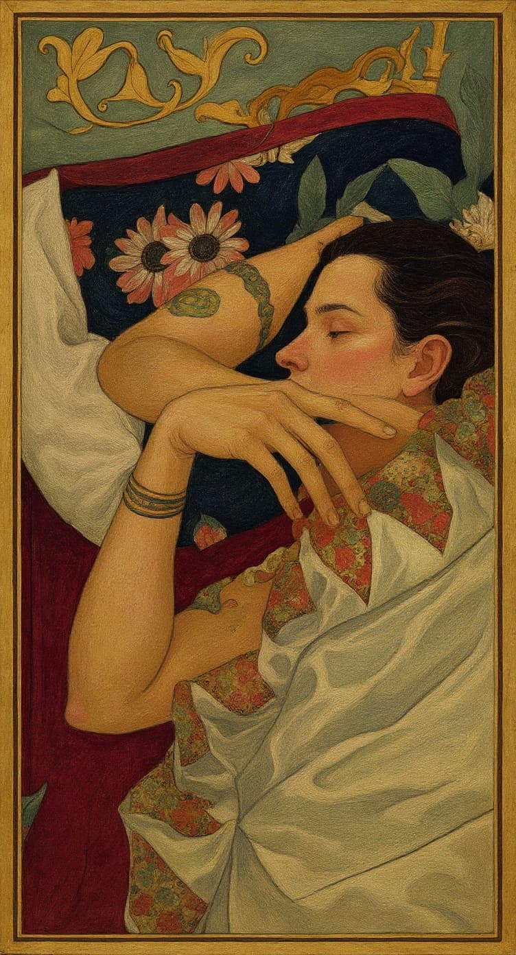 Transform image to art-nouveau art style