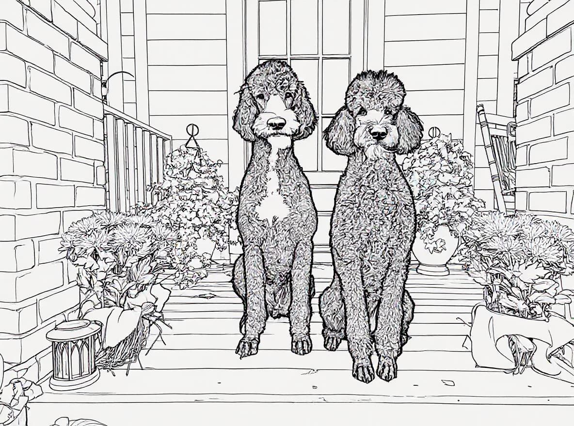 Transform image to line-art art style