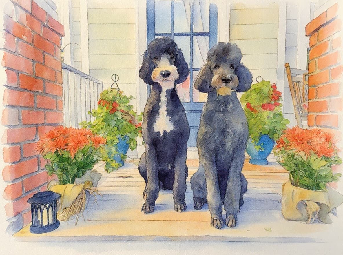 Transform image to watercolor art style