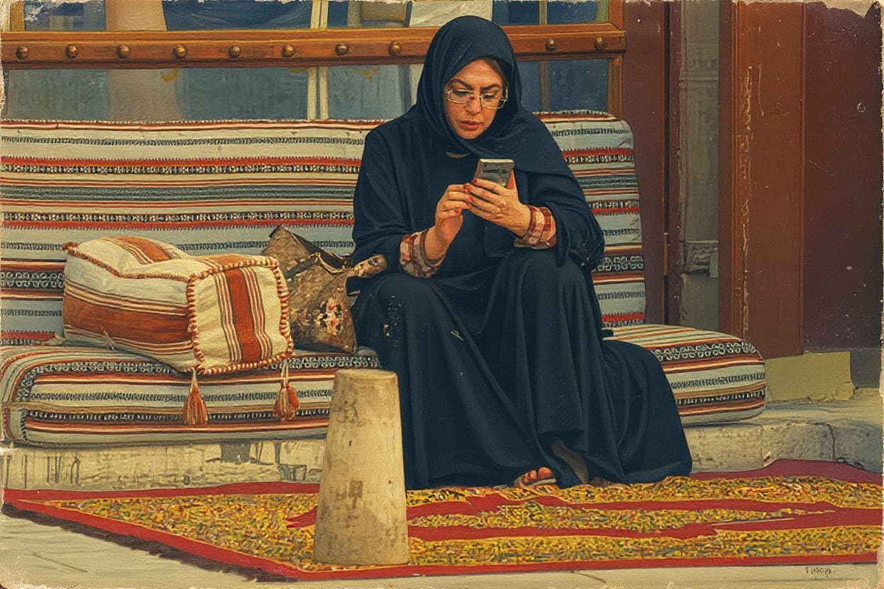 Transform image to vintage art style