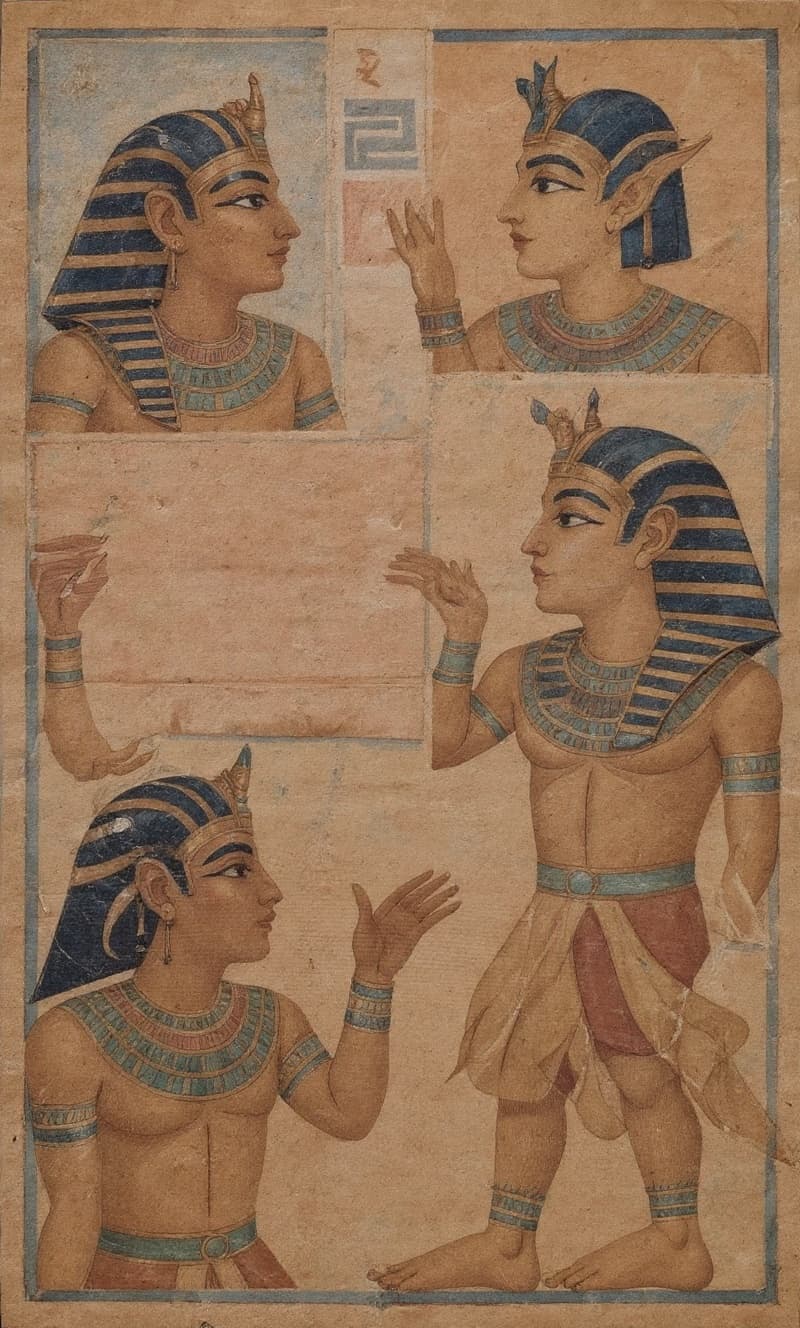 Transform image to egyptian art style